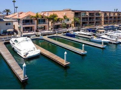 Dock For Rent At 95′ Boat Slip + 2-Car Garage + Secure Entry